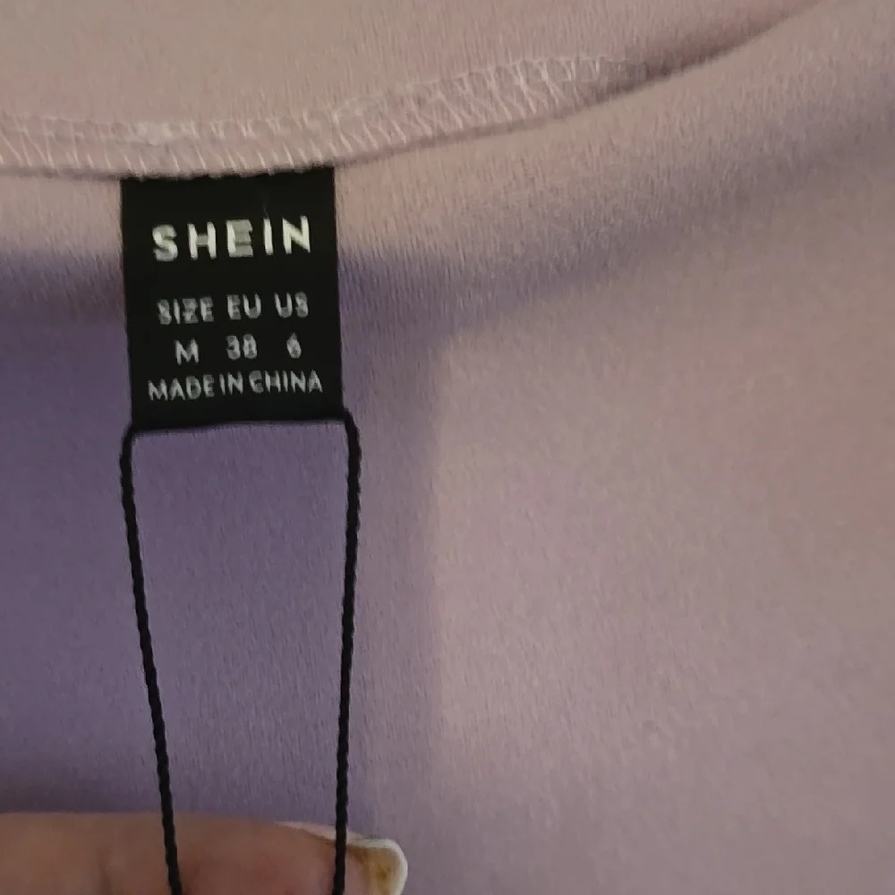 SHEIN Purple Asymmetrical Pencil Skorts - Picture 2 of 5